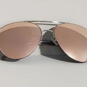 Aviator sunglasses (pink lenses)